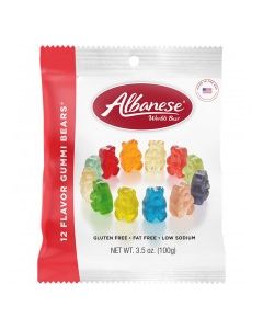 ALBANESE GUMMI BEARS 12 FLAVOR 100g