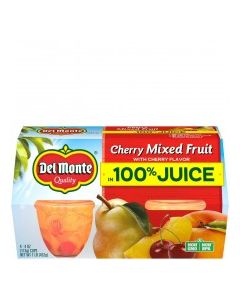DEL MONTE CHERRY MIXED FRUIT 4x4oz