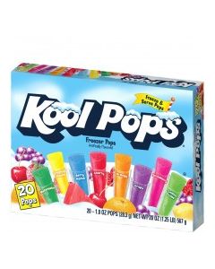 KOOL POP FREEZER POPS ASSORTED 20ct