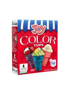 JOY COLOR CUP CONES 18s