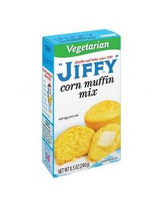 JIFFY VEGETARIAN CORN MUFFIN MIX 8.5oz