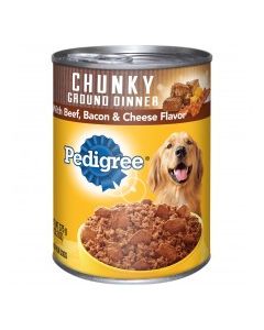 PEDIGREE CHOPPED BEEF BACON CHEESE 375g