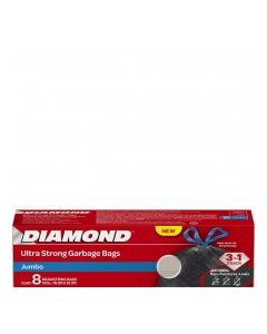 DIAMOND GARBAGE BAGS JUMBO 8s