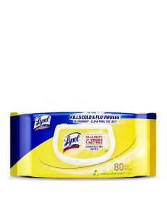 LYSOL WIPES LEMON LIME BLOSSOM PACK 80s