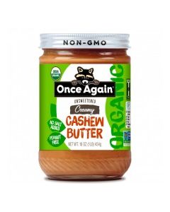ONCE CASHEW BUTTER ORGANIC 16oz