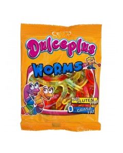 DULCEPLUS GUMMI WORMS 100g