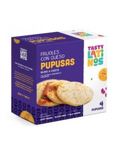 TASTY LATIN PUPUSAS BEAN CHEESE 4s