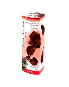 ROYAL BELGIAN CHOCOLATE THIN DARK 4.4oz