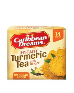CARIB DREAMS TEA TURMERIC GINGER NSA 14s