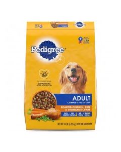 PEDIGREE ADULT CHICKEN RICE VEG 14lb