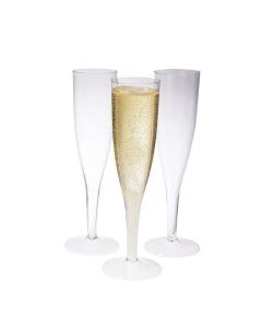 REGENT PLASTIC CHAMPAGNE GLASSES 3x4oz