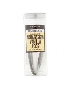 WAITROSE VANILLA PODS 2s