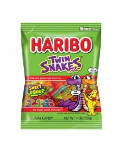 HARIBO GUMMY TWIN SNAKES 4oz