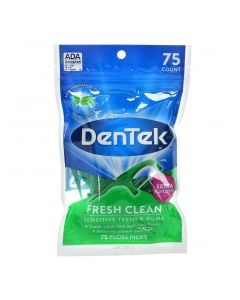 DENTEK FLOSS PICKS MOUTHWASH BLAST 75s