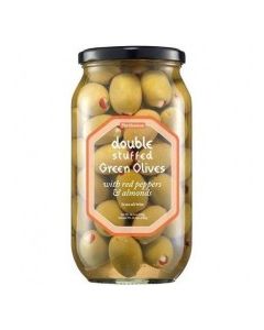 PARTHENON GREEN OLIVES DBL STUFFED 907g