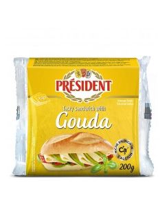 PRESIDENT GOUDA SLICES 200g