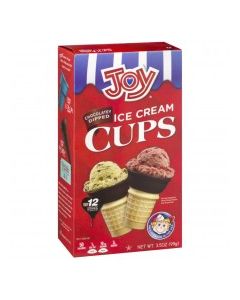 JOY ICE CREAM CUPS CHOCOLATEY DIPPED 12s