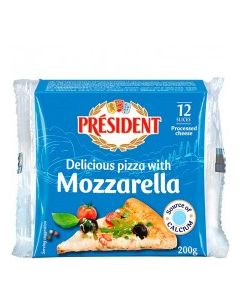 PRESIDENT MOZZARELLA SLICES 200g