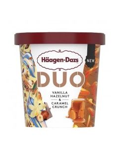 HAAGEN DAZS DUO VAN HAZLNT CARAMEL 420ml