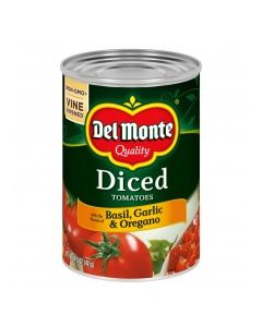 DEL MONTE TOMATO DICED BASIL GAR 14.5oz