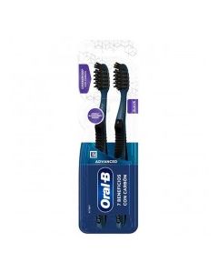 ORAL-B T/BRUSH CHARCOAL SOFT 2s