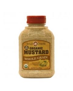 BRADS MUSTARD WHOLE GRAIN NO SALT 10oz