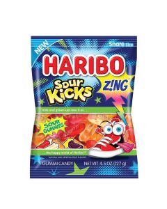 HARIBO GUMMY SOUR KICKS 4oz
