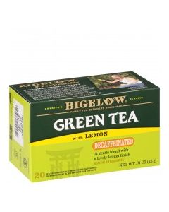 BIGELOW TEA GREEN LEMON DECAF 20s