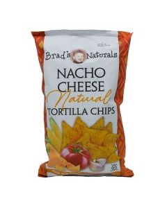 BRADS TORTILLA CHIPS NACHO CHEESE 8oz