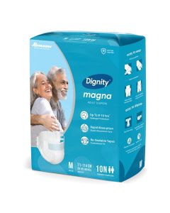 DIGNITY ADULT DIAPERS MEDIUM 10s