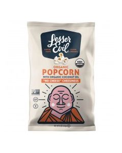 LESSER EVIL POPCORN NO CHEESE 4.6oz