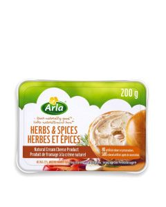 ARLA CREAM CHEESE HERBS SPICES 200g