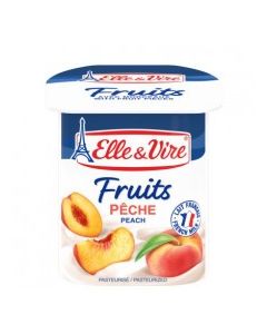 ELLE & VIRE FRUITS PEACH 125g