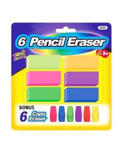 BAZIC NEON ERASER 12PK SET