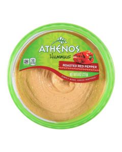 ATHENOS HUMMUS RST RED PEPPER 8oz