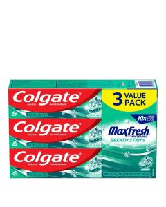 COLGATE T/PASTE MAXFRESH CLN MNT 3x6.3oz