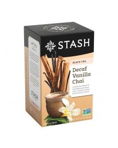 STASH TEA CHAI VANILLA DECAF 18s