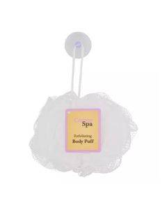 CARESS SPA BODY PUFF WHITE 1ct