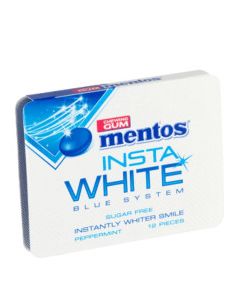 MENTOS GUM INSTA WHITE 12s