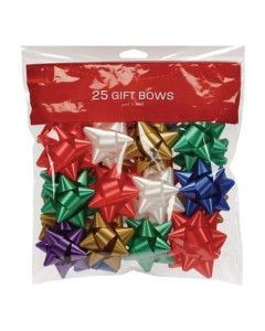 BERWICK GIFT BOWS PEEL N STICK 25ct