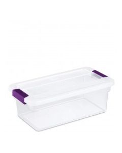 STERILITE CLEARVIEW LATCH BOX 6qt