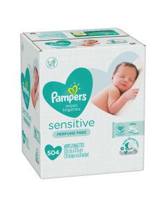 PAMPERS WIPES SENSITIVE 504s