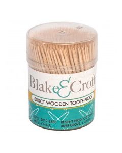 BLAKE & CROFT WOODEN TOOTHPICK 500ct