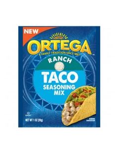 ORTEGA TACO SEASONING RANCH 1oz