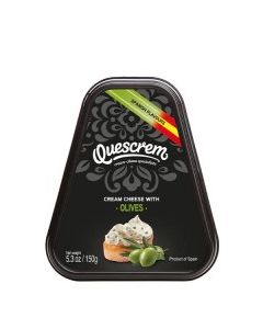 QUESCREM CREAM CHEESE OLIVES 150g