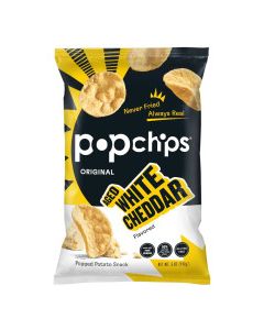 POPCHIPS AGED WHITE CHEDDAR 5oz
