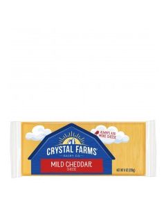 CRYSTAL FARMS CHEDDAR MILD 8oz