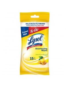 LYSOL WIPES LEMON LIME BLOSSOM 15s