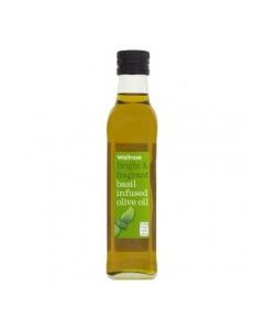 WAITROSE OLIVE OIL BASIL 250ml