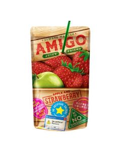 AMIGO JUICE APPLE STRAWBERRY 200ml